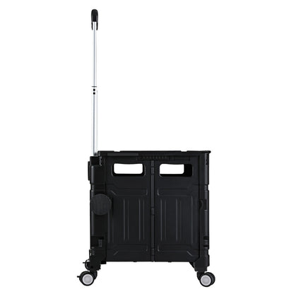 Emajin Shopping Trolley Cart 75L Foldable Black ST-75L-PLA-BK