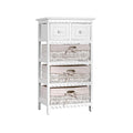Artiss 2 Chest of Drawers with 3 Baskets - ELIOT ST-CAB-2D-3B-WH