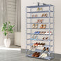 Artiss Shoe Rack Cabinet Stackable 10-Tier Grey STACK-SHOE-SR-02