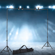 2.5X3M Photography Backdrop Stand Kit Studio Screen Photo Background Support Set STAND-BACKDROP-2.5X3-BK