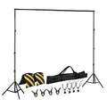 2.5X3M Photography Backdrop Stand Kit Studio Screen Photo Background Support Bag STAND-BACKDROP-2.5X3-UP-BK