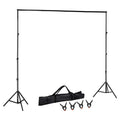 2X3M Photography Backdrop Stand Kit Studio Screen Photo Background Support Set STAND-BACKDROP-2X3-BK