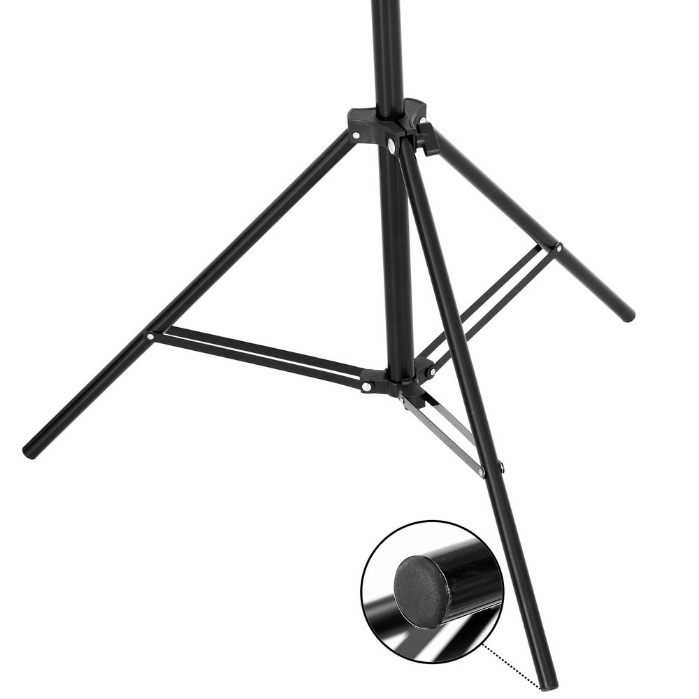 2X3M Photography Backdrop Stand Kit Studio Screen Photo Background Support Set STAND-BACKDROP-2X3-BK