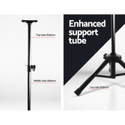 Alpha Speaker Stand 65-120cm Adjustable Height Surround Sound Studio Home 2pcs STAND-SPEAKER-208-FC2