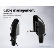 Alpha Speaker Stand 75-112cm Adjustable Height Surround Sound Studio Home 2pcs STAND-SPEAKER-X1B-FC2