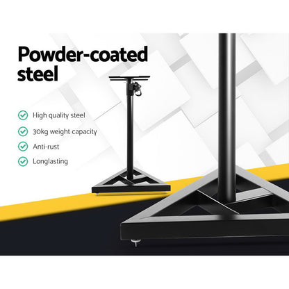 Alpha Speaker Stand 67-120cm Adjustable Height Surround Sound Studio Home 2pcs STAND-SPEAKER-X2P-FC2