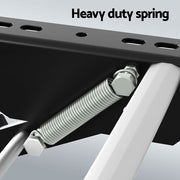 Weisshorn Manual Pull Out Caravan Step Folding RV Entry Stair 200KG Capacity Non-Slip Aluminium STEP-CV-1S-FOLD-SI