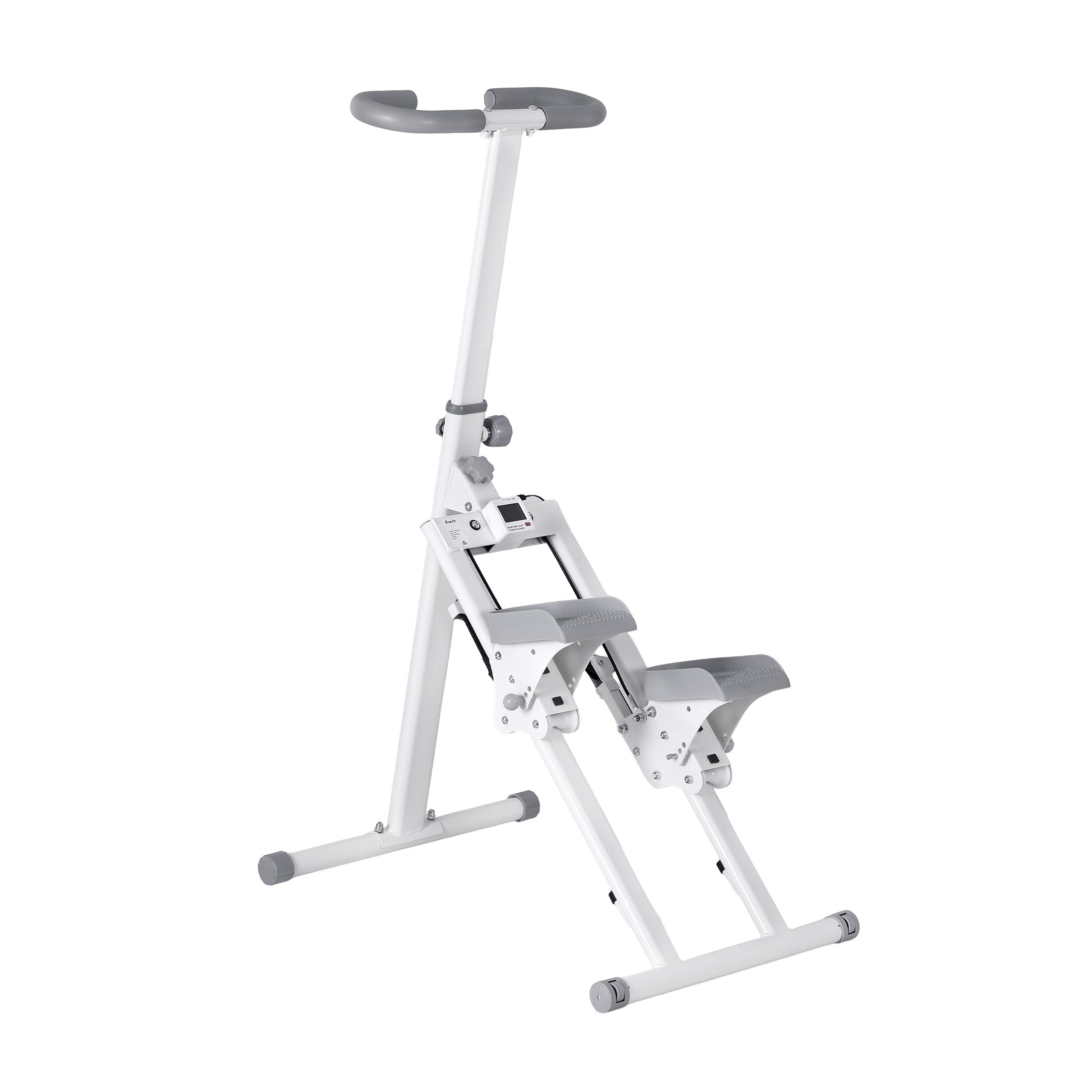 Everfit Step Machine Stair Climber for Home Gym Exercise Foldable LED Display Adjustable Handlebar STEPPER-TD04-WH