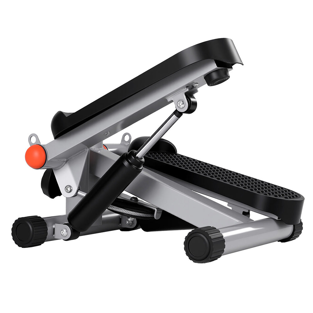 Everfit Mini Stepper with Resistance Rope Aerobic for Exercise Compact Home Workout Grey STEPPER-YG-GR-BK