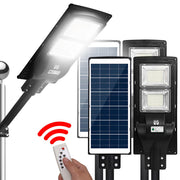 Leier 160 LED Solar Street Light 120W Flood Motion Sensor Remote Outdoor Wall Lamp x2 STL-OP-120WX2