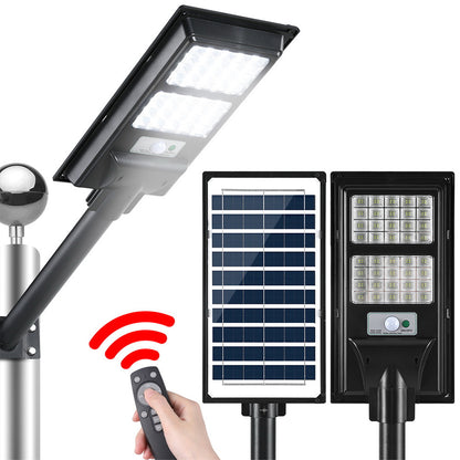 Leier 160 LED Solar Street Light Flood Motion Sensor Remote STL-OP-160-B