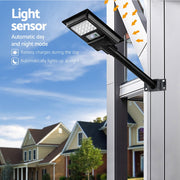 Leier 80 LED Solar Street Light Flood Motion Sensor Remote STL-OP-80-B