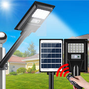 Leier 80 LED Solar Street Light Flood Motion Sensor Remote STL-OP-80-B