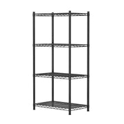 Artiss 4-Tier Shelving Unit Adjustable Garage Storage Shelves Kitchen Rack Steel SU-60X120-BK