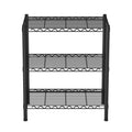 Artiss 3-Tier Shelving Unit Adjustable Garage Storage Shelves Kitchen Rack Steel SU-60X70-BK