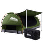 Weisshorn Double Swag Camping Swags Canvas Free Standing Dome Tent Celadon SWAG-C-WING-D-CE