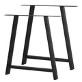 Artiss Set of 2 Table Legs Coffee Dining Table Legs DIY Metal Leg 72X50cm TAB-LEG-7250-BKX2