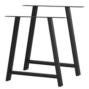 Artiss Set of 2 Table Legs Coffee Dining Table Legs DIY Metal Leg 72X50cm TAB-LEG-7250-BKX2