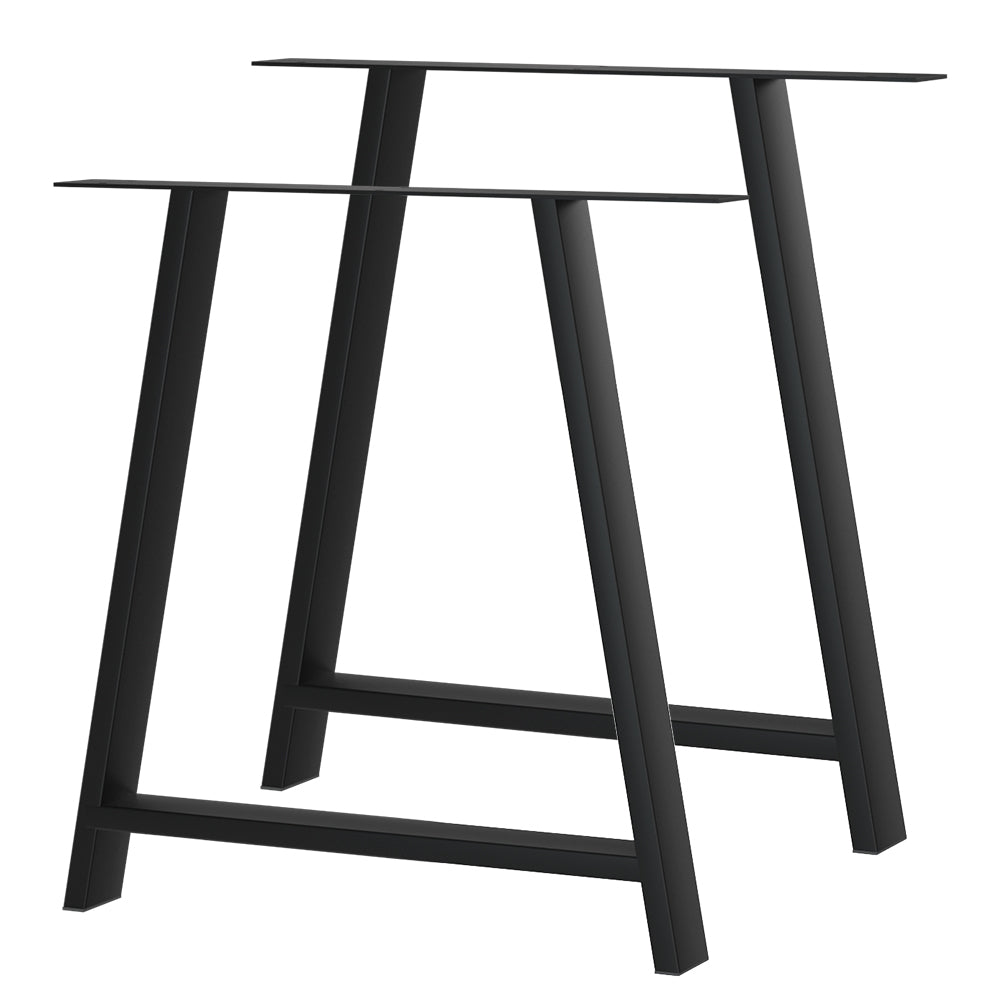 Artiss Set of 2 Table Legs Coffee Dining Table Legs DIY Metal Leg 72X50cm TAB-LEG-7250-BKX2