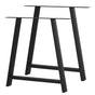 Artiss Set of 2 Table Legs Coffee Dining Table Legs DIY Metal Leg 72X50cm TAB-LEG-7250-BKX2