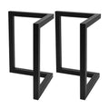 Artiss Metal Table Legs DIY 50X70CM Set of 2 TAB-LEG-VIC-715070-BKX2