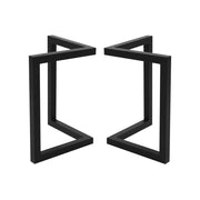 Artiss Metal Table Legs DIY 50X70CM Set of 2 TAB-LEG-VIC-715070-BKX2