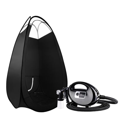 Alba. Spray Tan Machine Spray Gun Spray tent Kit HVLP System Fixed Speed Sunless TAN-HVLP700-S19-BK