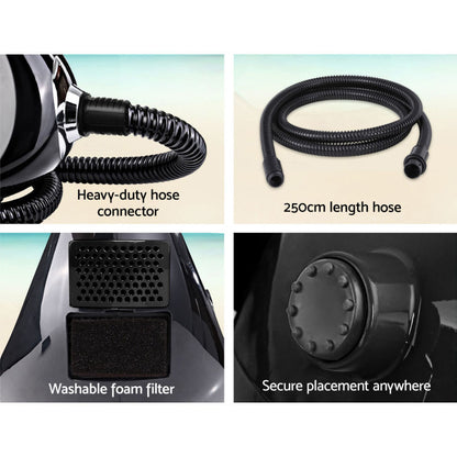 Alba. Spray Tan Machine Spray Gun Spray tent Kit HVLP System Fixed Speed Sunless TAN-HVLP700-S19-BK