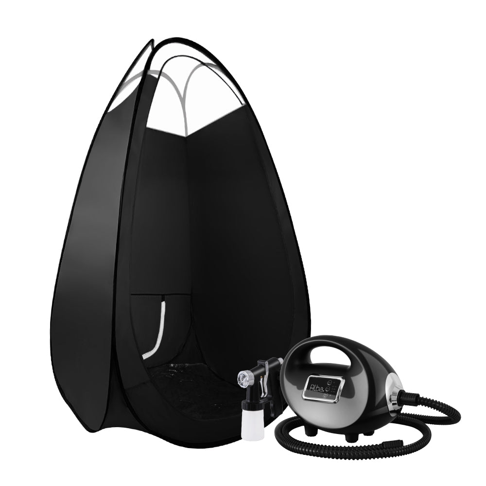 Alba. Spray Tan Machine Spray Gun Spray tent Kit HVLP System Sunless TAN-TENT-12-DX-BK-261