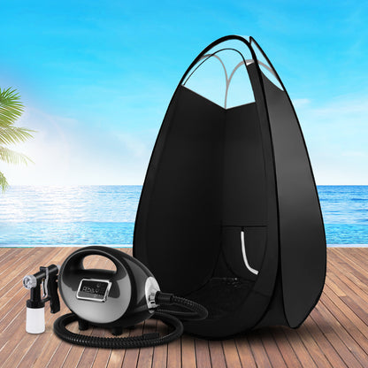 Alba. Spray Tan Machine Spray Gun Spray tent Kit HVLP System Sunless TAN-TENT-12-DX-BK-261