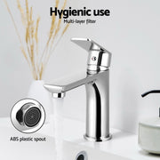 Cefito Bathroom Basin Mixer Tap Brass Faucet Vanity Laundry Sink Chrome TAP-A-81H09-SI