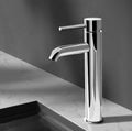 Cefito Bathroom Basin Mixer Tap Round Tall Faucet Vanity Laundry Chrome TAP-A-81H14-SI