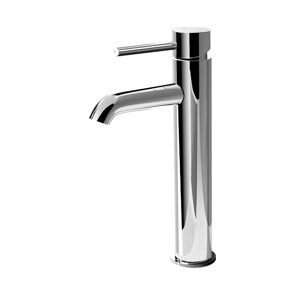 Cefito Bathroom Basin Mixer Tap Round Tall Faucet Vanity Laundry Chrome TAP-A-81H14-SI