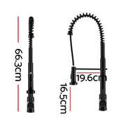 Cefito Kitchen Mixer Tap Pull Down 2 Modes Sink Faucet Basin Laundry Black TAP-A-82H07-BK