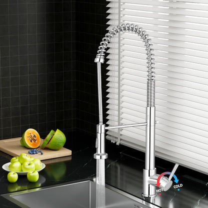Cefito Kitchen Mixer Tap Pull Down 2 Modes Sink Faucet Basin Laundry Chrome TAP-A-82H07-SI