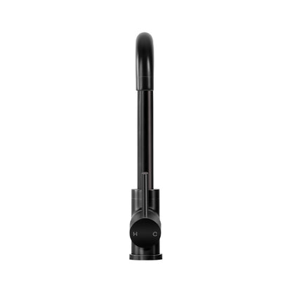 Cefito Kitchen Mixer Tap Mixer Rectangle Sink Faucet Basin Laundry Black TAP-A-82H33-BK