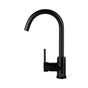Cefito Kitchen Mixer Tap Mixer Round Sink Faucet Basin Laundry Black TAP-A-82H37-BK