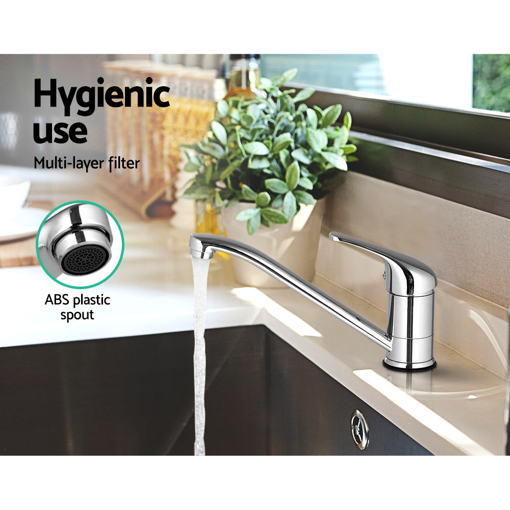 Cefito Kitchen Mixer Tap Mixer Long Spout Sink Faucet Basin Laundry Chrome TAP-A-82H41-SI