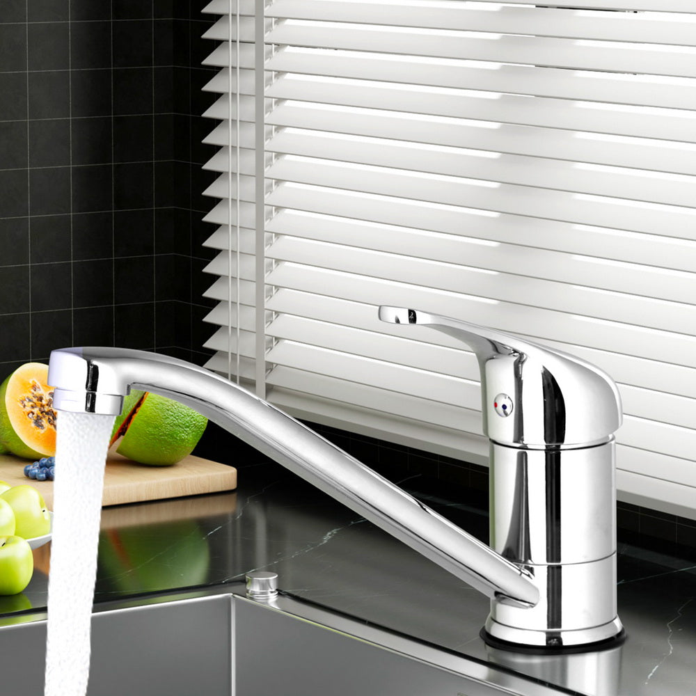 Cefito Kitchen Mixer Tap Mixer Long Spout Sink Faucet Basin Laundry Chrome TAP-A-82H41-SI