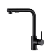Cefito Kitchen Mixer Tap Pull Out Rectangle 2 Mode Sink Basin Faucet Swivel WELS Black TAP-A-82H48-BK
