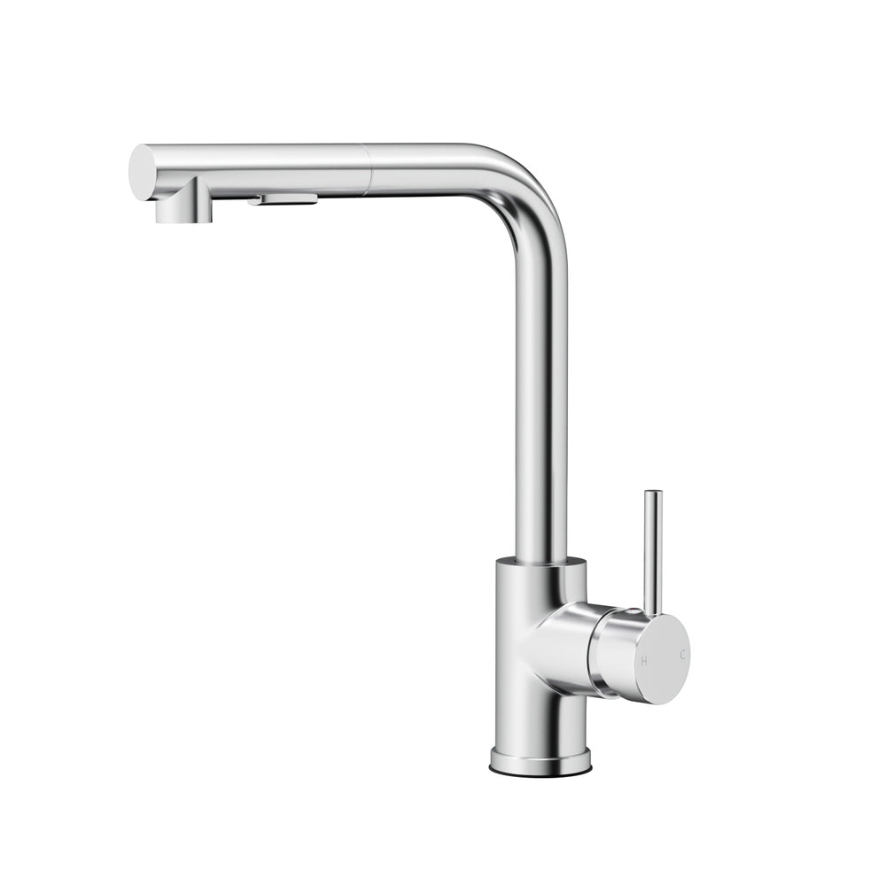 Cefito Kitchen Mixer Tap Pull Out Rectangle 2 Mode Sink Basin Faucet Swivel WELS Chrome TAP-A-82H48-SI