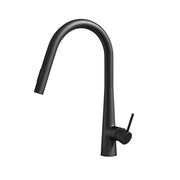 Cefito Kitchen Mixer Tap Pull Out Round 2 Mode Sink Basin Faucet Swivel WELS Black TAP-A-82H52-BK