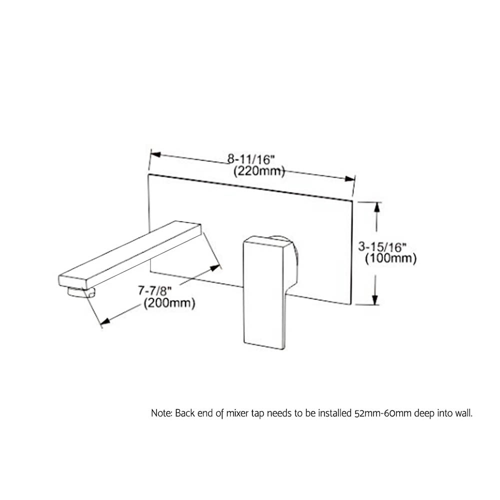 Cefito Bathroom Basin Mixer Tap Separate Faucet Vanity Laundry Chrome TAP-A-86H06-SI