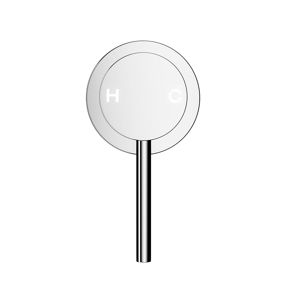 Cefito Basin Mixer Wall Tap Round Brass Faucet Shower Bathtub Chrome TAP-A-MIXER-RO-SI