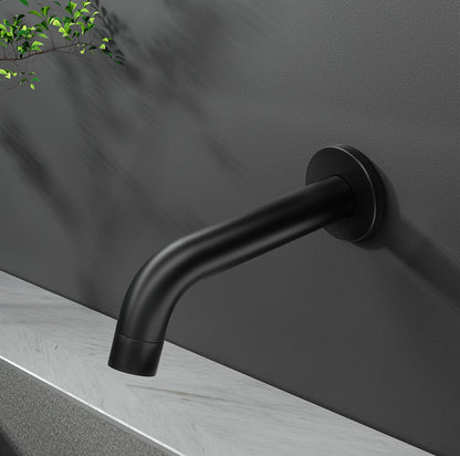 Cefito Bathroom Mixer Spout Wall Bath Tap Round Shower Bathtub Black TAP-A-SPOUT-BK