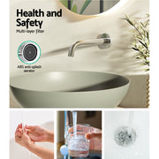 Cefito Bathroom Mixer Spout Wall Bath Tap Round Shower Bathtub Chrome TAP-A-SPOUT-SI