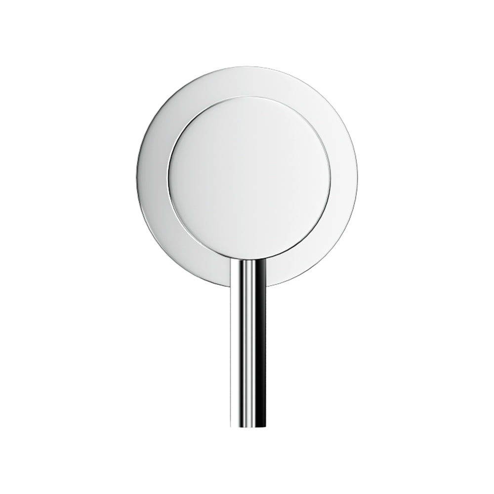Cefito Basin Twin Tap Wall Round Brass Faucet Shower Bathtub Chrome TAP-A-TAPS-RO-SI