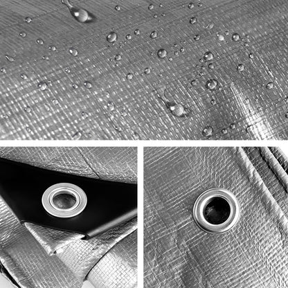 Instahut Tarp Tarpaulin 3x3.6m Canvas Camping Heavy Duty Sun Cover TARP-BKSI-3X36