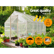 Instahut Tarp Tarpaulin 5x6m Canvas Heavy Duty Camping Cover Clear