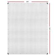 Instahut Tarp Tarpaulin 9x12m Canvas Heavy Duty Camping Cover Clear